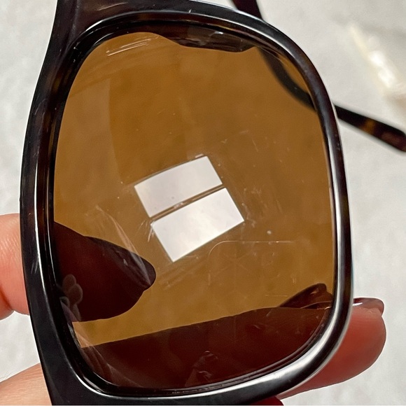 Versace VE 4179 Sunglasses Dark Havana Crystal Brown Color 108/51 Authentic - Picture 3 of 13